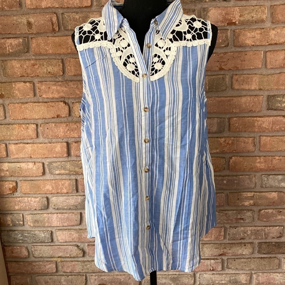 Kori America Sleeveless Blouse Medium NWOT